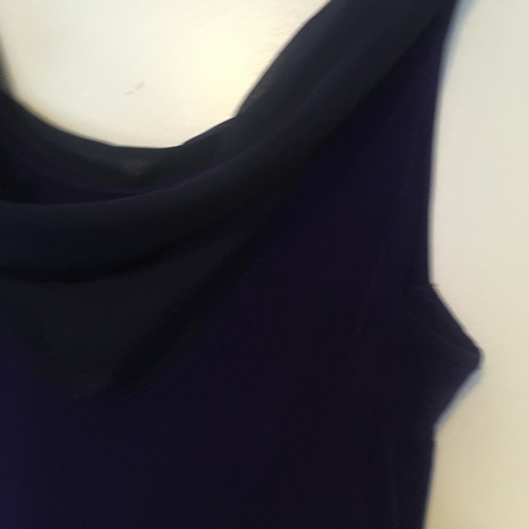 NWT Tahari Deep Purple Long Dress - Picture 8 of 12